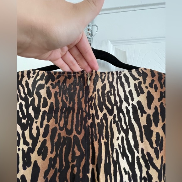 RIXO KAREN LEOPARD DRESS - Picture 5 of 7